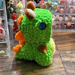 Handcrafted crochet Labubu Dino costume